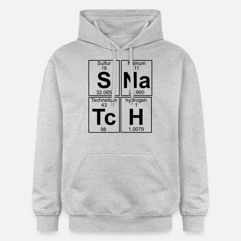S-Na-Tc-H (snatch) - Full - Sweat à capuche Softstyle® Gildan Unisexe - gris clair chiné