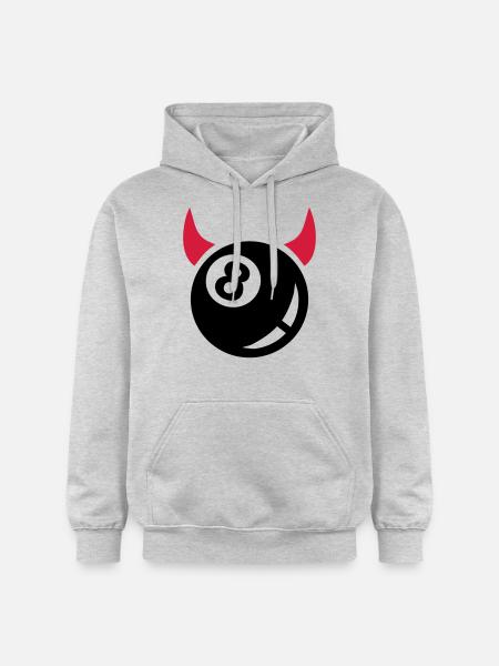 Pool Billards - Gildan Unisex Softstyle® Midweight Hoodie - light heather grey