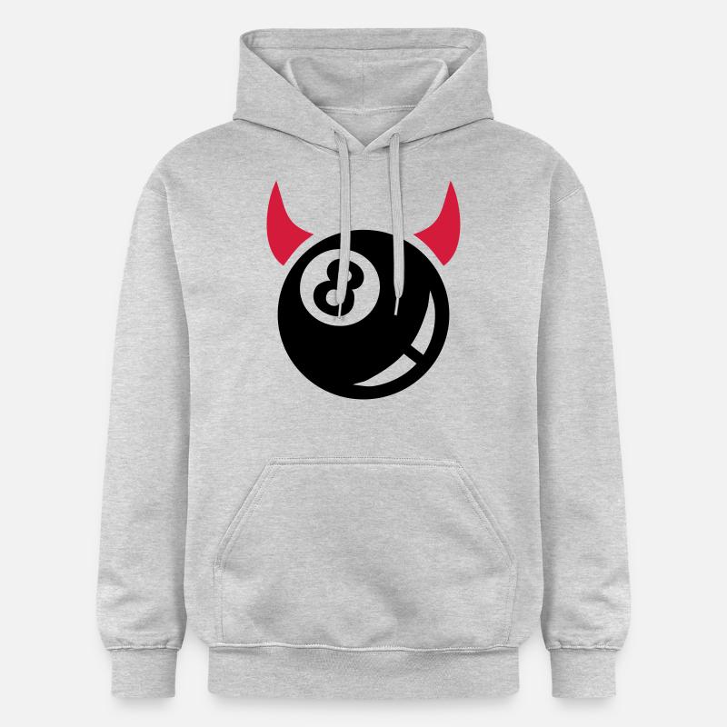 Billard - Sweat à capuche Softstyle® Gildan Unisexe - gris clair chiné