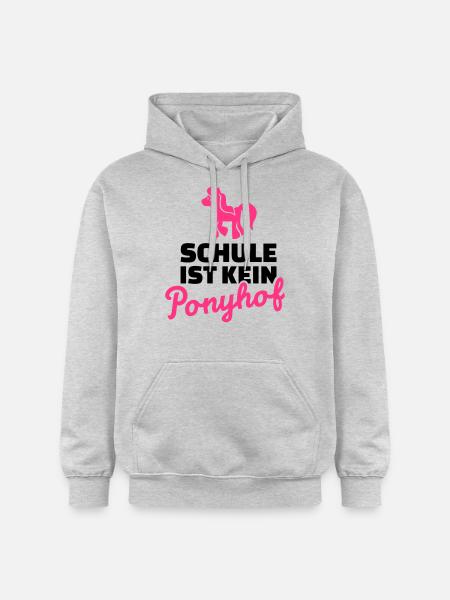 Schule - Gildan Unisex Softstyle® Midweight Hoodie - Hellgrau meliert