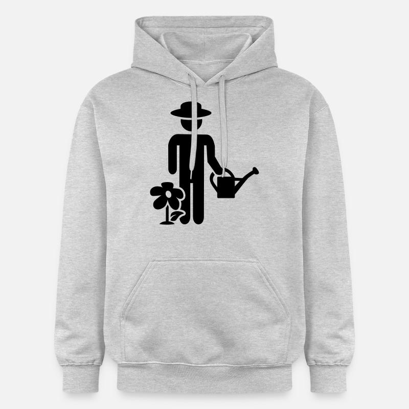 Jardinier - Sweat à capuche Softstyle® Gildan Unisexe - gris clair chiné