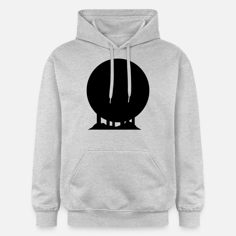 japan_gate_02 - Sweat à capuche Softstyle® Gildan Unisexe - gris clair chiné