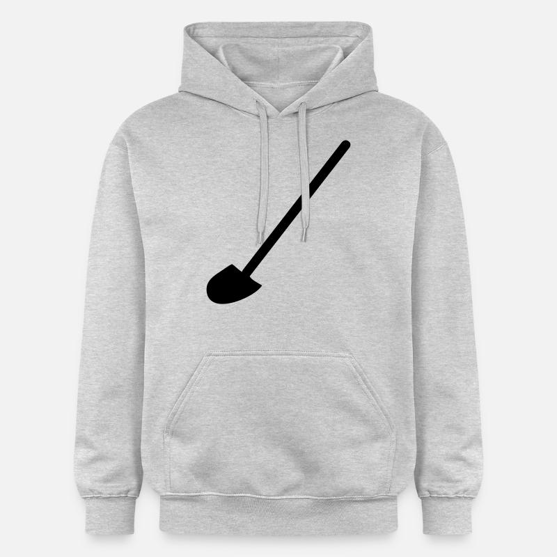 Bêche - Sweat à capuche Softstyle® Gildan Unisexe - gris clair chiné