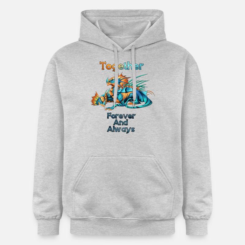 Das Leben einer Hydra - Gildan Unisex Softstyle® Midweight Hoodie - Hellgrau meliert