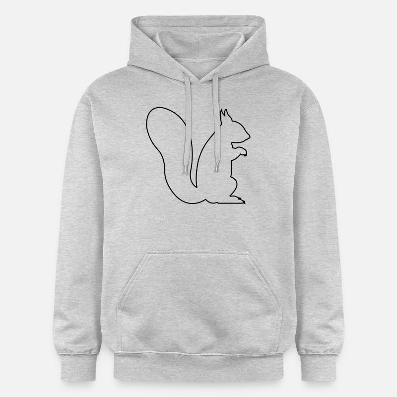 écureuil - Sweat à capuche Softstyle® Gildan Unisexe - gris clair chiné