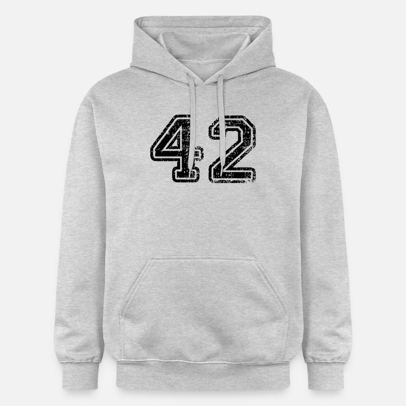 42 - Sweat à capuche Softstyle® Gildan Unisexe - gris clair chiné