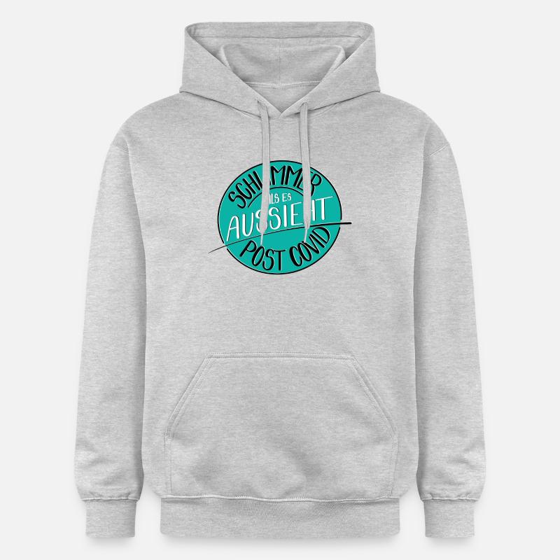 Schlimmer als es aussieht, Post Covid - Gildan Unisex Softstyle® Midweight Hoodie - Hellgrau meliert