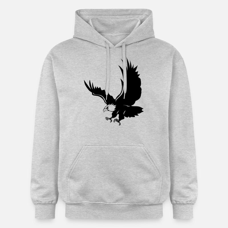 Adler de - Sweat à capuche Softstyle® Gildan Unisexe - gris clair chiné