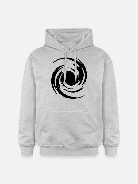 big_swirl - Gildan Unisex Softstyle® Midweight Hoodie - light heather grey