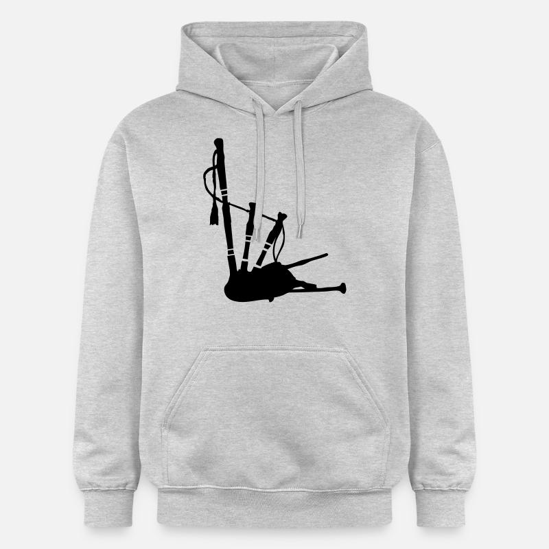 dudelsack_t1 - Sweat à capuche Softstyle® Gildan Unisexe - gris clair chiné