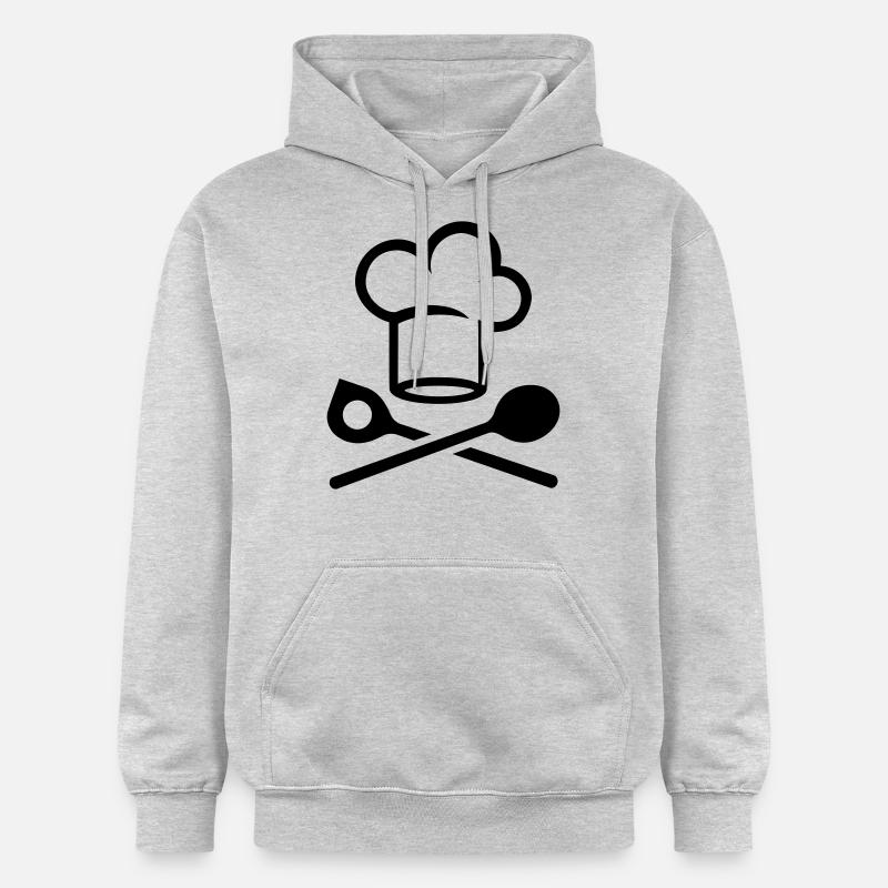 Cuisinier - Sweat à capuche Softstyle® Gildan Unisexe - gris clair chiné