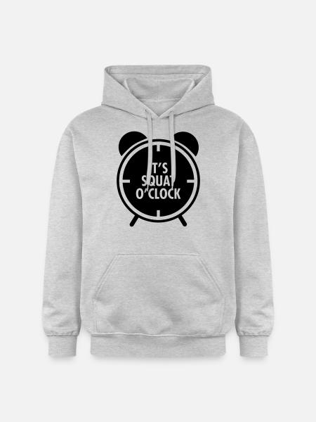 It's Squat O'Clock - Gildan Unisex Softstyle® Midweight Hoodie - light heather grey