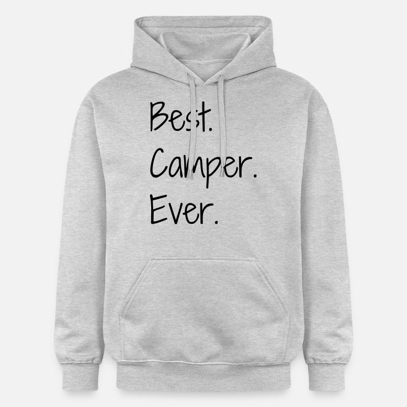 camping / campeur / randonnée / tente - Sweat à capuche Softstyle® Gildan Unisexe - gris clair chiné