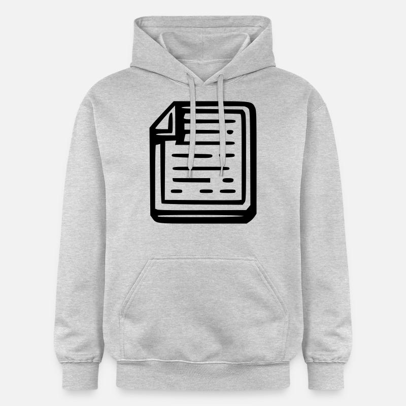 Notes - Sweat à capuche Softstyle® Gildan Unisexe - gris clair chiné