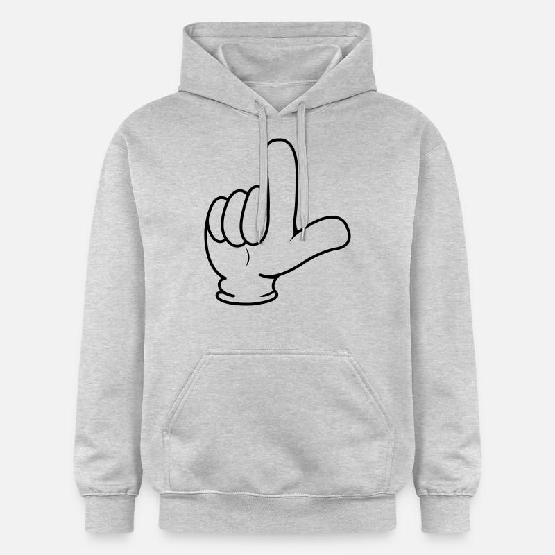 Index - Sweat à capuche Softstyle® Gildan Unisexe - gris clair chiné