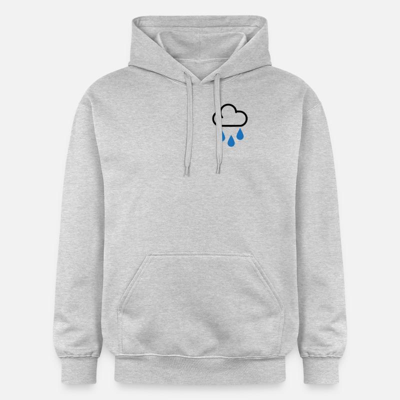 Petit nuage - Sweat à capuche Softstyle® Gildan Unisexe - gris clair chiné