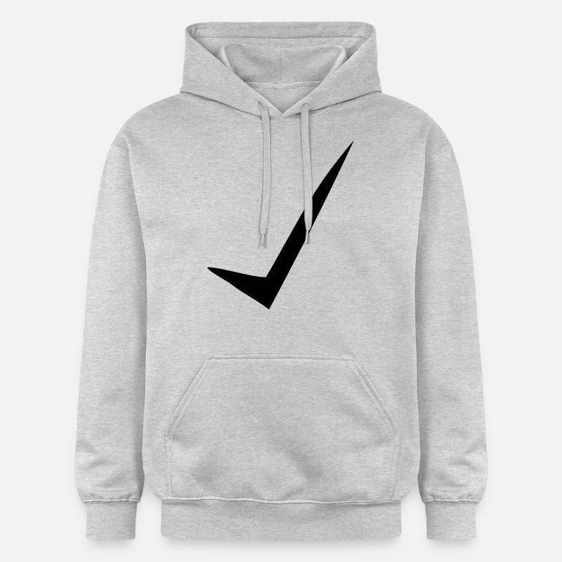 Hacken,Abhacken Zeichen,abgehackt,abhacken - Gildan Unisex Softstyle® Midweight Hoodie - Hellgrau meliert