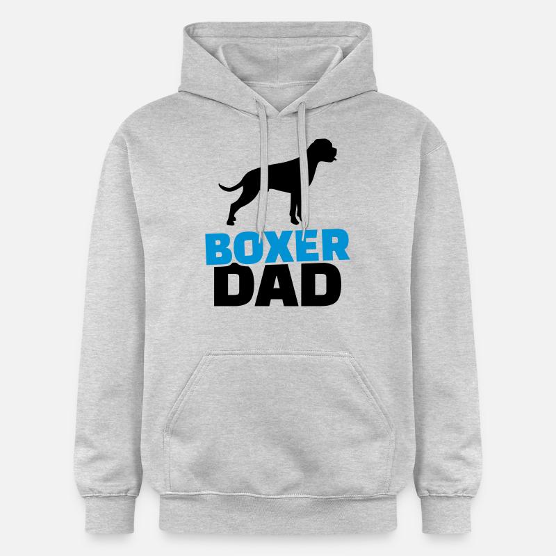 Boxer Dad - Sweat à capuche Softstyle® Gildan Unisexe - gris clair chiné