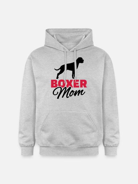 Boxer Mom - Gildan Unisex Softstyle® Midweight Hoodie - light heather grey