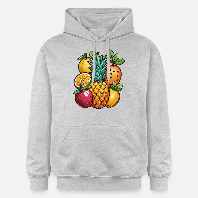 Fripon - Sweat à capuche Softstyle® Gildan Unisexe - gris clair chiné