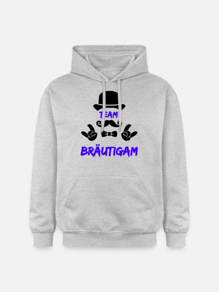 Équipe Groom - Sweat à capuche Softstyle® Gildan Unisexe - gris clair chiné