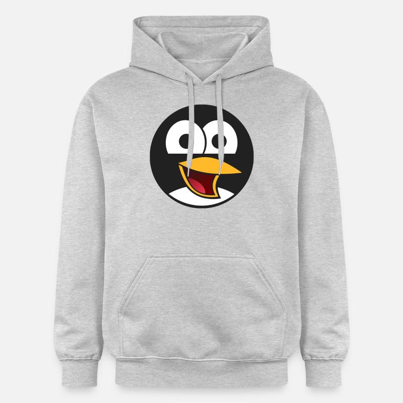 bande dessinée d'oiseau - Sweat à capuche Softstyle® Gildan Unisexe - gris clair chiné
