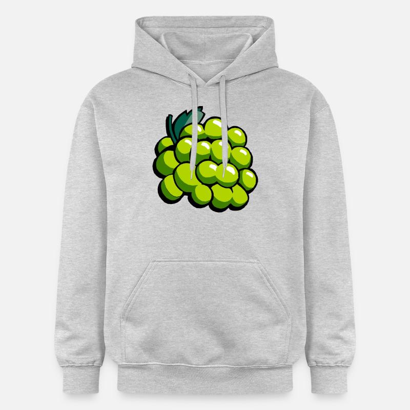 Cépages - Sweat à capuche Softstyle® Gildan Unisexe - gris clair chiné