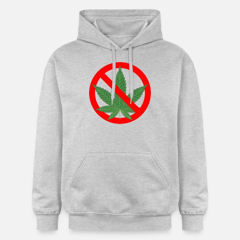 Aucune interdiction de cannabis - Sweat à capuche Softstyle® Gildan Unisexe - gris clair chiné