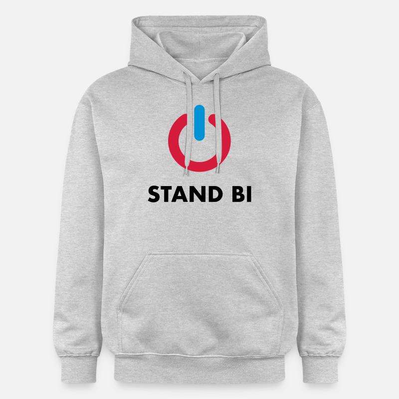 Bi se - Sweat à capuche Softstyle® Gildan Unisexe - gris clair chiné