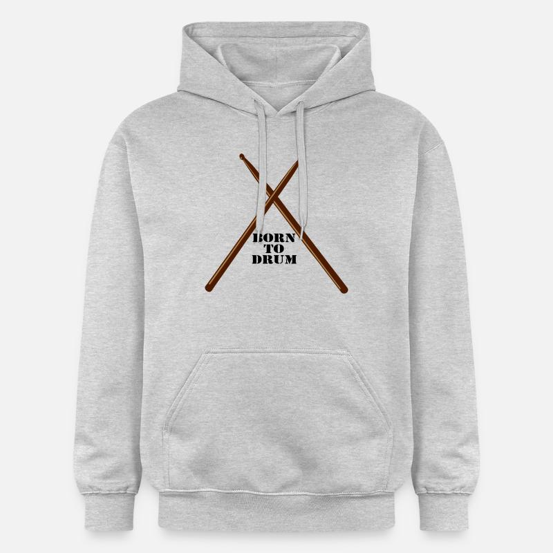 Tambours , Batteurs , Tambours (25) - Sweat à capuche Softstyle® Gildan Unisexe - gris clair chiné