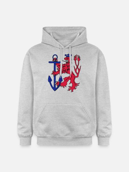 Düsseldorfer Löwe - Gildan Unisex Softstyle® Midweight Hoodie - Hellgrau meliert