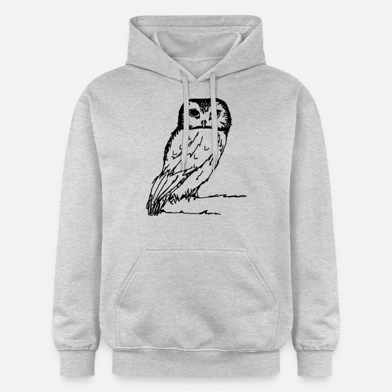 Buhu - Sweat à capuche Softstyle® Gildan Unisexe - gris clair chiné