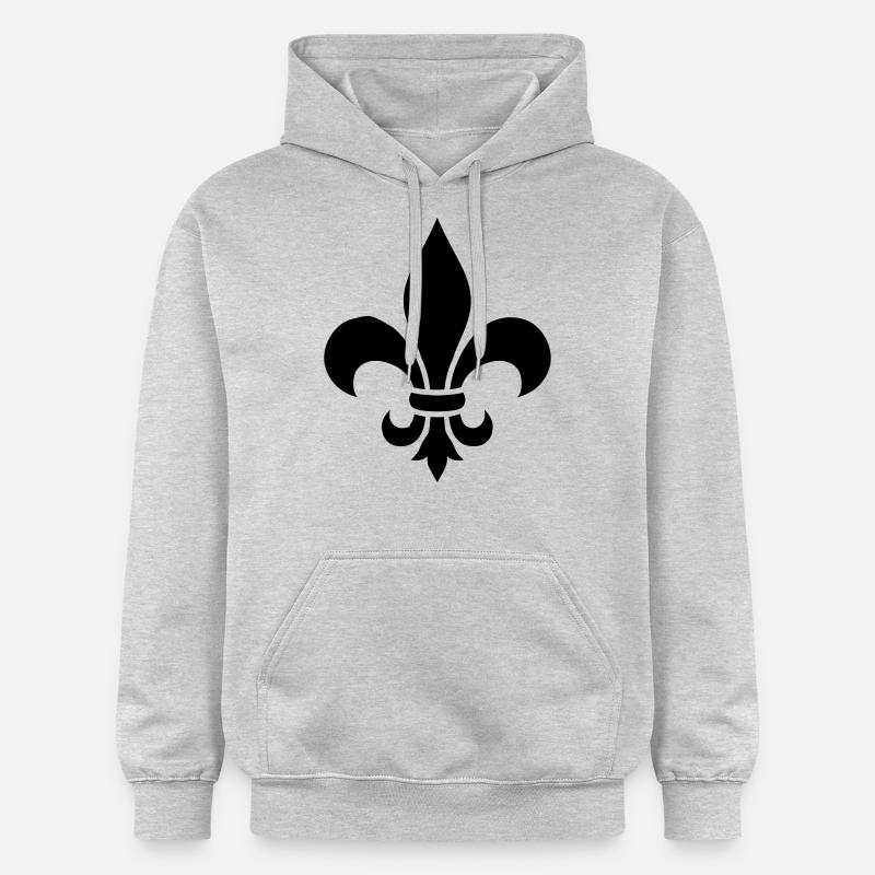 Lis - Sweat à capuche Softstyle® Gildan Unisexe - gris clair chiné
