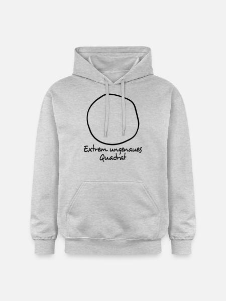 Extrem ungenaues Quadrat - Gildan Unisex Softstyle® Midweight Hoodie - Hellgrau meliert