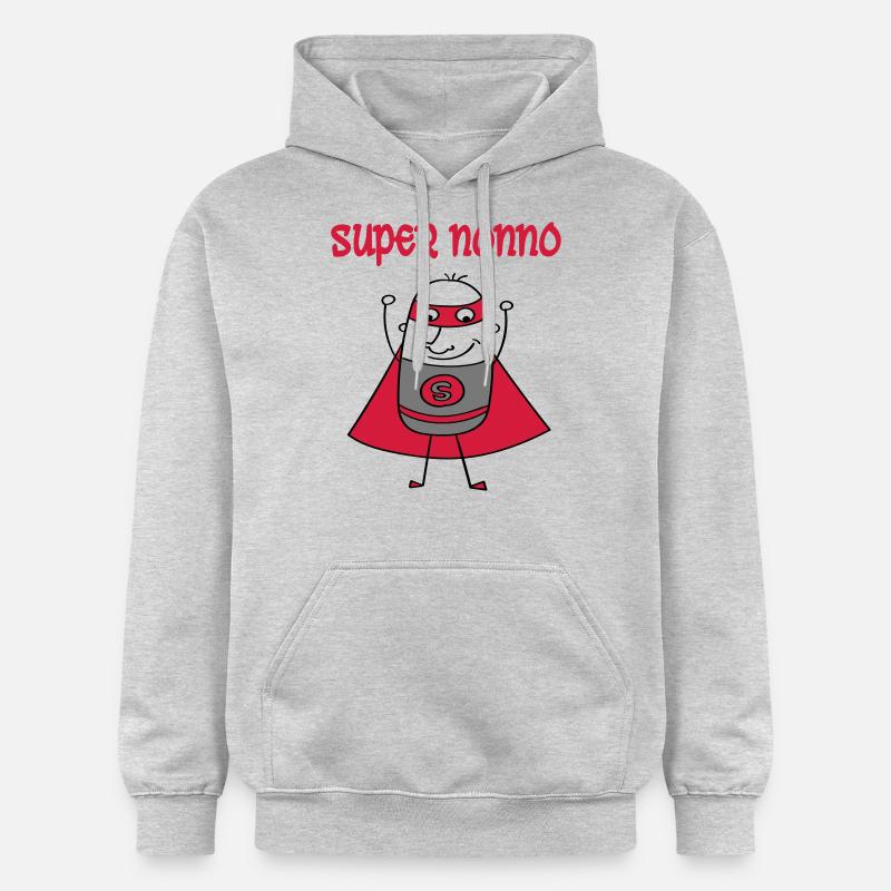 Super nonno - Sweat à capuche Softstyle® Gildan Unisexe - gris clair chiné