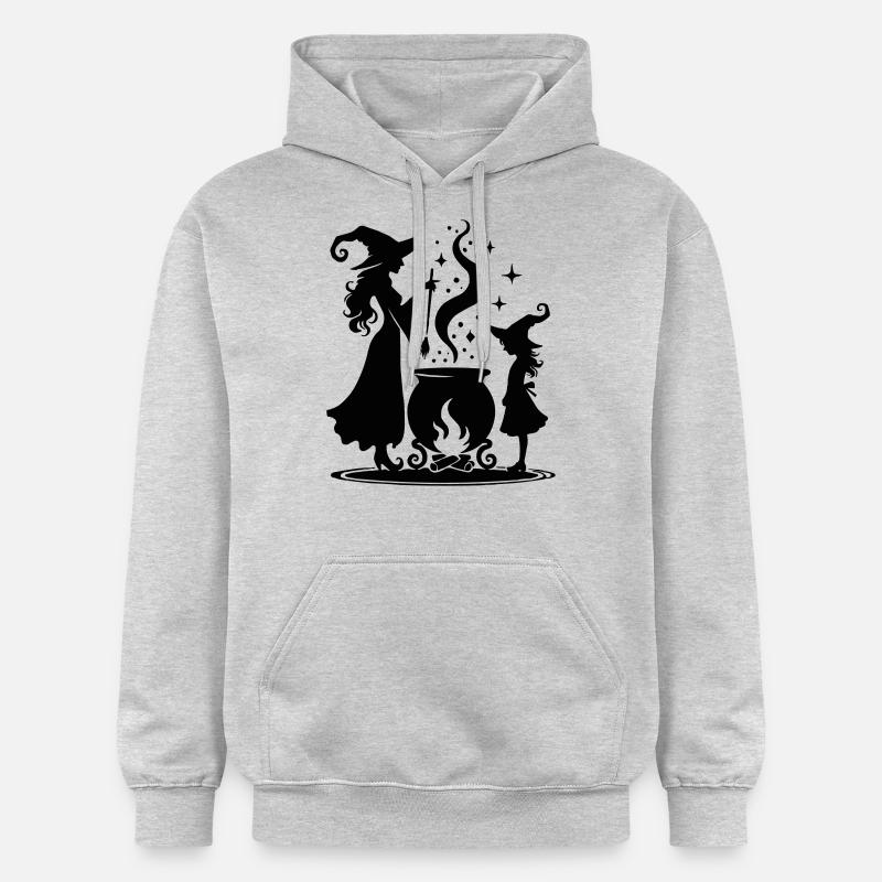 Chaudron de sorcière - Sweat à capuche Softstyle® Gildan Unisexe - gris clair chiné