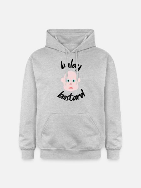baldy bastard - Gildan Unisex Softstyle® Midweight Hoodie - light heather grey
