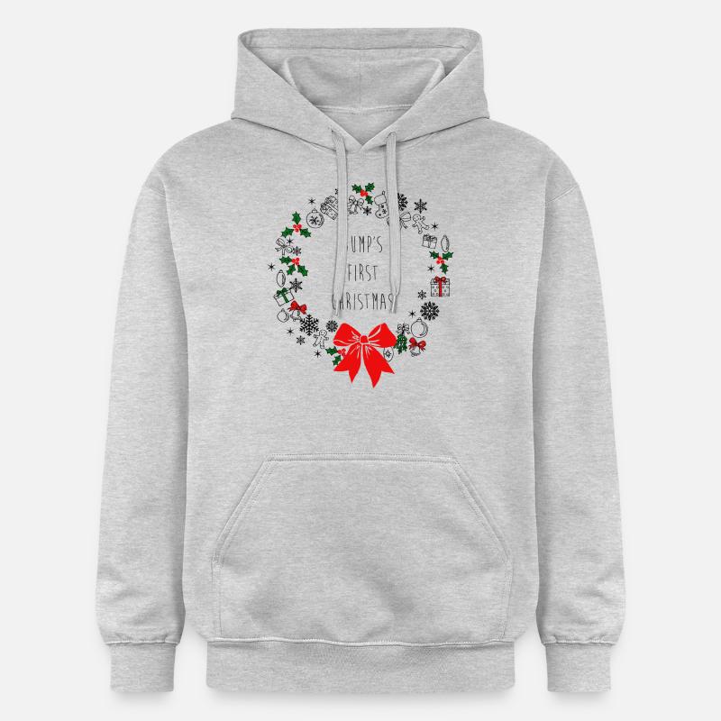 Bosses Premier Noël - Sweat à capuche Softstyle® Gildan Unisexe - gris clair chiné