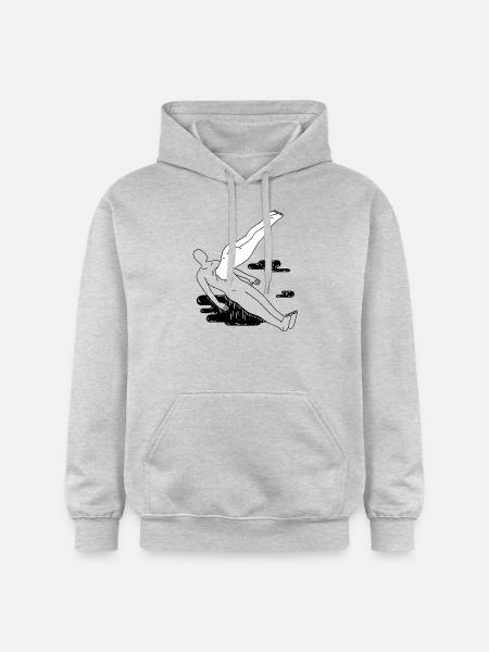 Headfirst - Sweat à capuche Softstyle® Gildan Unisexe - gris clair chiné