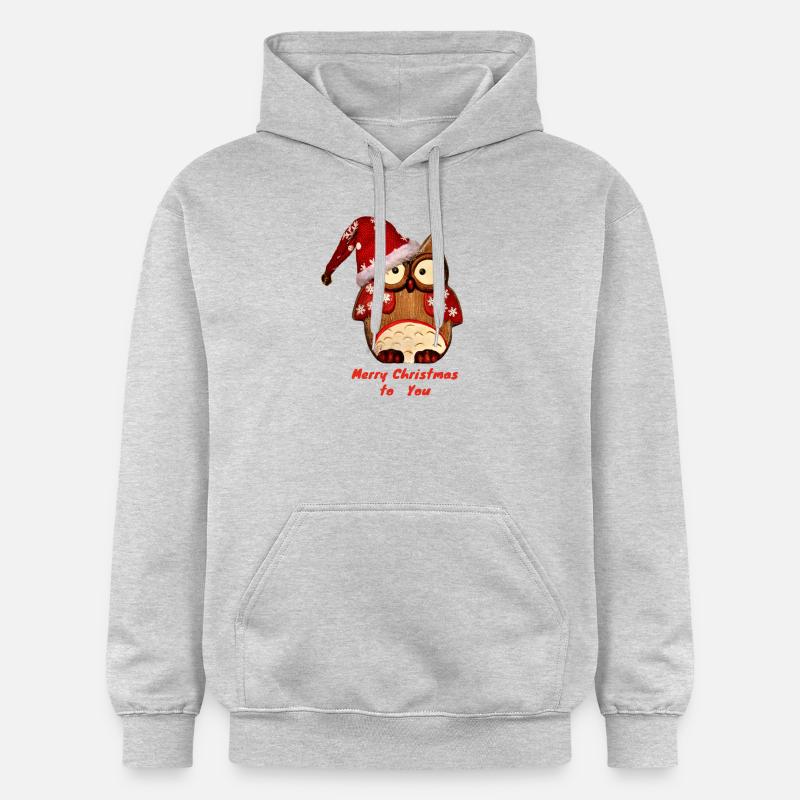 Joyeux Noël à toi - Sweat à capuche Softstyle® Gildan Unisexe - gris clair chiné