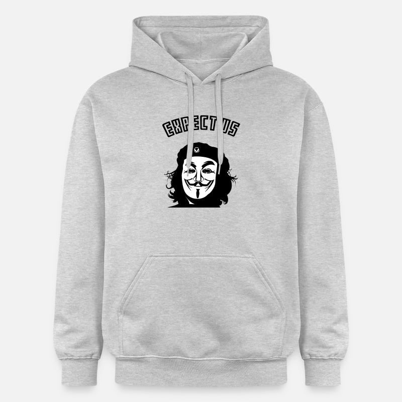 Anonymous - Sweat à capuche Softstyle® Gildan Unisexe - gris clair chiné