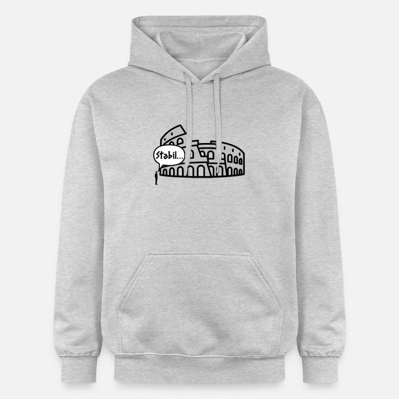 Étable! - Sweat à capuche Softstyle® Gildan Unisexe - gris clair chiné