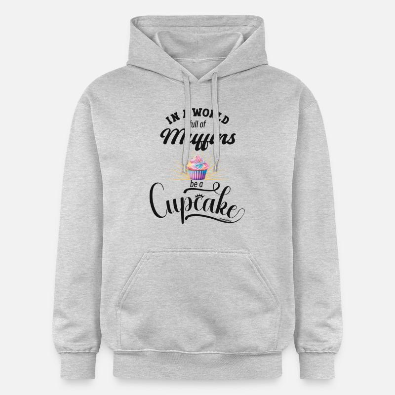 Cupcake - Sweat à capuche Softstyle® Gildan Unisexe - gris clair chiné