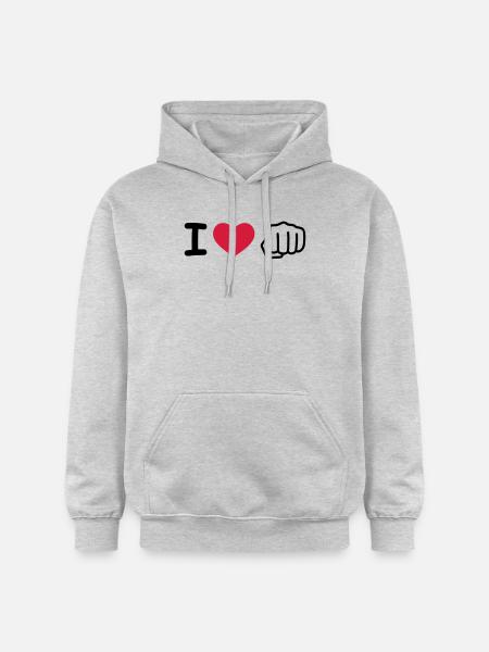 Faust - Gildan Unisex Softstyle® Midweight Hoodie - Hellgrau meliert