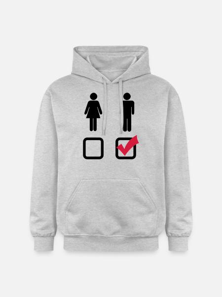 Männlich - Gildan Unisex Softstyle® Midweight Hoodie - Hellgrau meliert