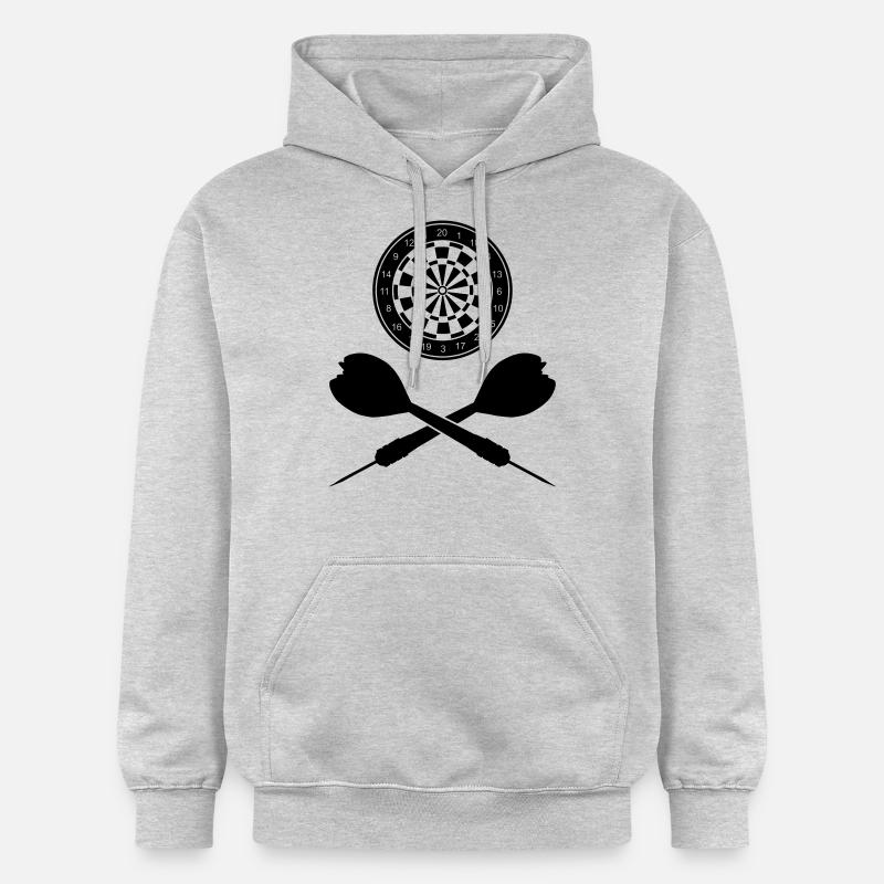 Flèches croisées - Sweat à capuche Softstyle® Gildan Unisexe - gris clair chiné