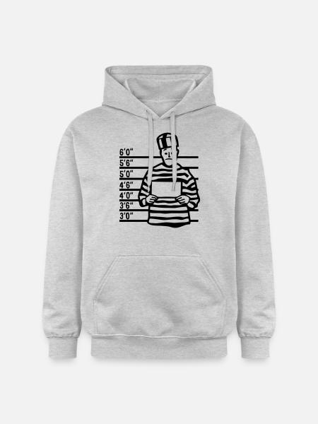 prisoner prisoner sign empty vide1 - Gildan Unisex Softstyle® Midweight Hoodie - light heather grey