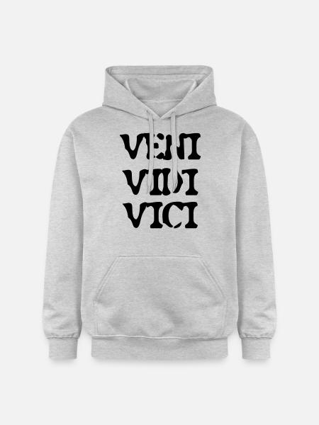 Veni Vidi Vici ! - Gildan Unisex Softstyle® Midweight Hoodie - light heather grey