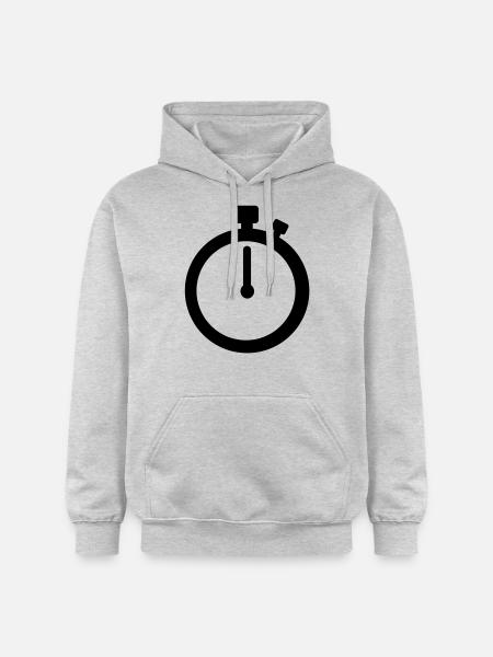Stop watch - Gildan Unisex Softstyle® Midweight Hoodie - light heather grey