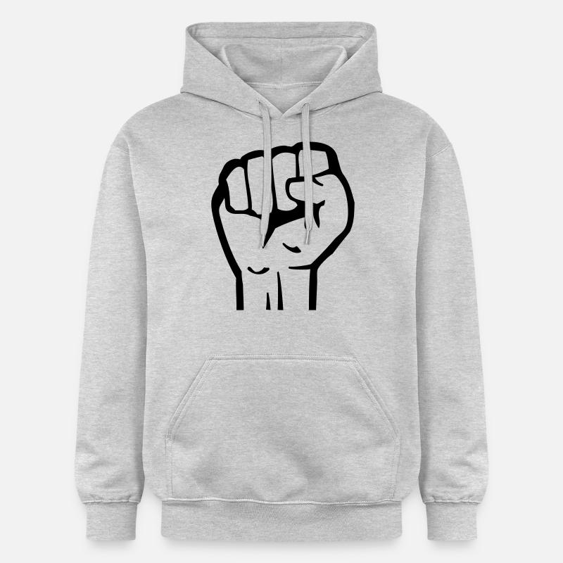 faust_tj1 - Sweat à capuche Softstyle® Gildan Unisexe - gris clair chiné